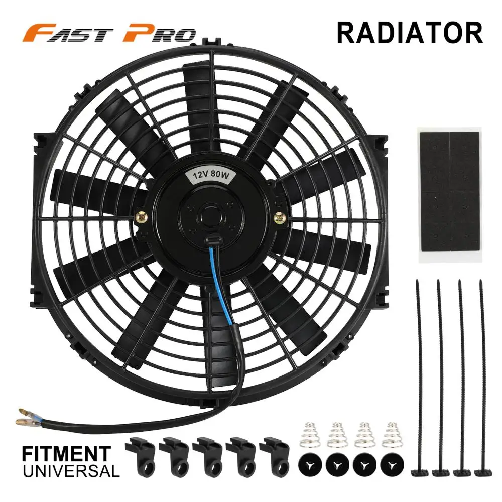 

Radiator Thermal Fan Engine Cooling 12V Motorcycle Accessories Universal For KTM Honda YAMAHA KAWASAKI Suzuki Motocross