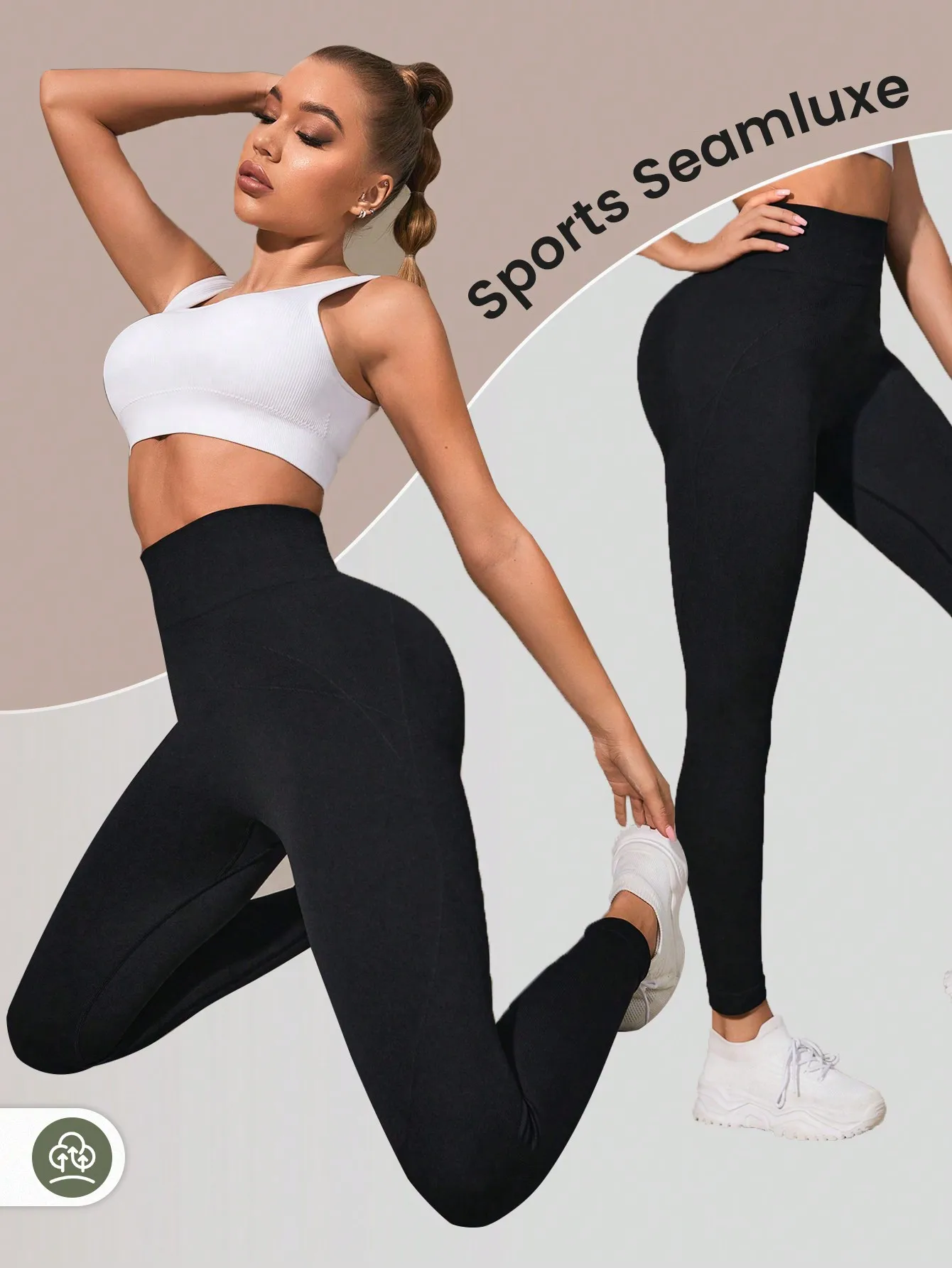 High Waisted Leggings for Women Tummy Control Yoga Pants for Workout Running Athletic No See Through