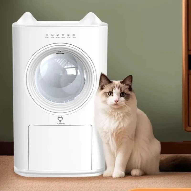 Large Automatic Smart Cat Litter Box Living Room Cat Toilet Self Cleaning Fully Enclosed Cat Litter Box Litter Tray Pet Supplies