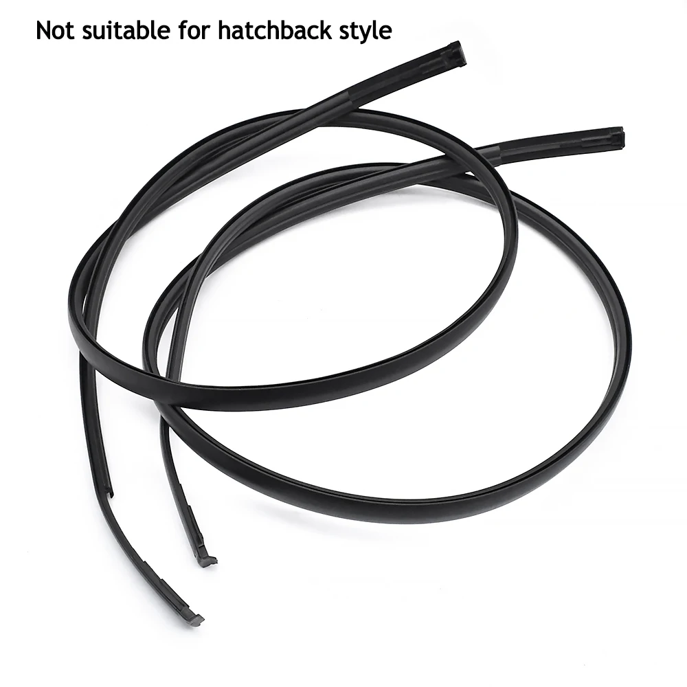 2pcs Roof Drip Moulding Trim For Toyota Yaris Sedan 2007 2008 2009 2010 2011 Replace #75551-52160 75552-52140 Left & Right