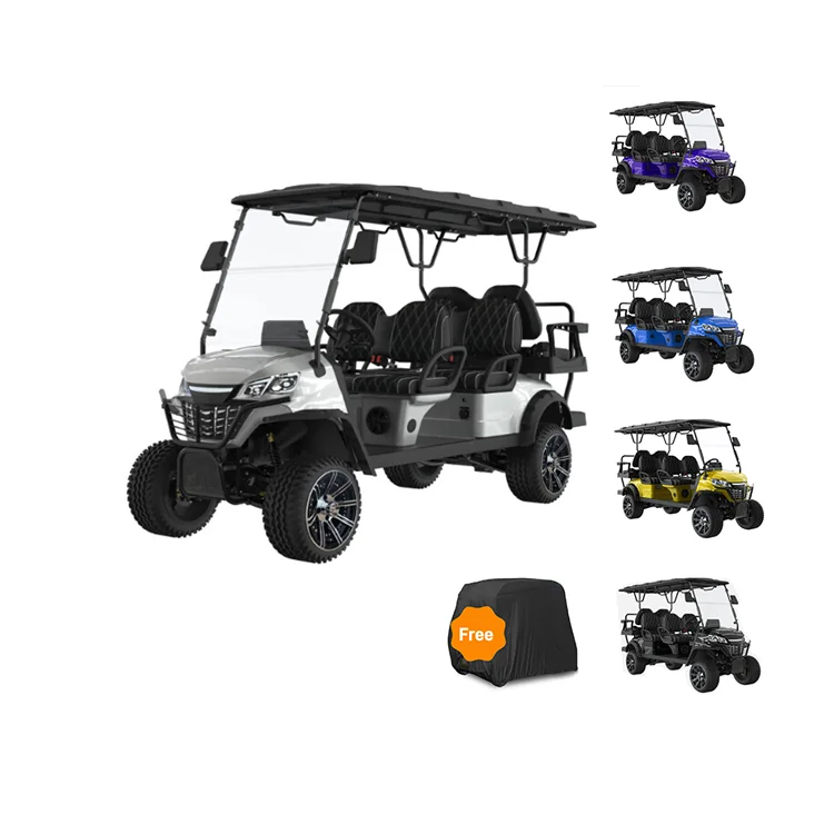TongCai Unique 4 Seater 48v Advanced Modern And Easy To Operate Tires 12 Inch Electrical Motor Golf Carts