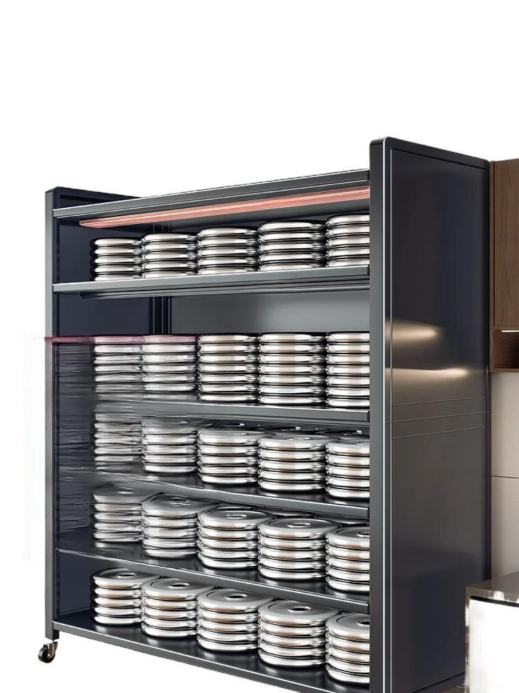

Kitchen shelves, floor-to-ceiling multi-layer, household storage cabinets, multi-functional bowl side cabinets, microw