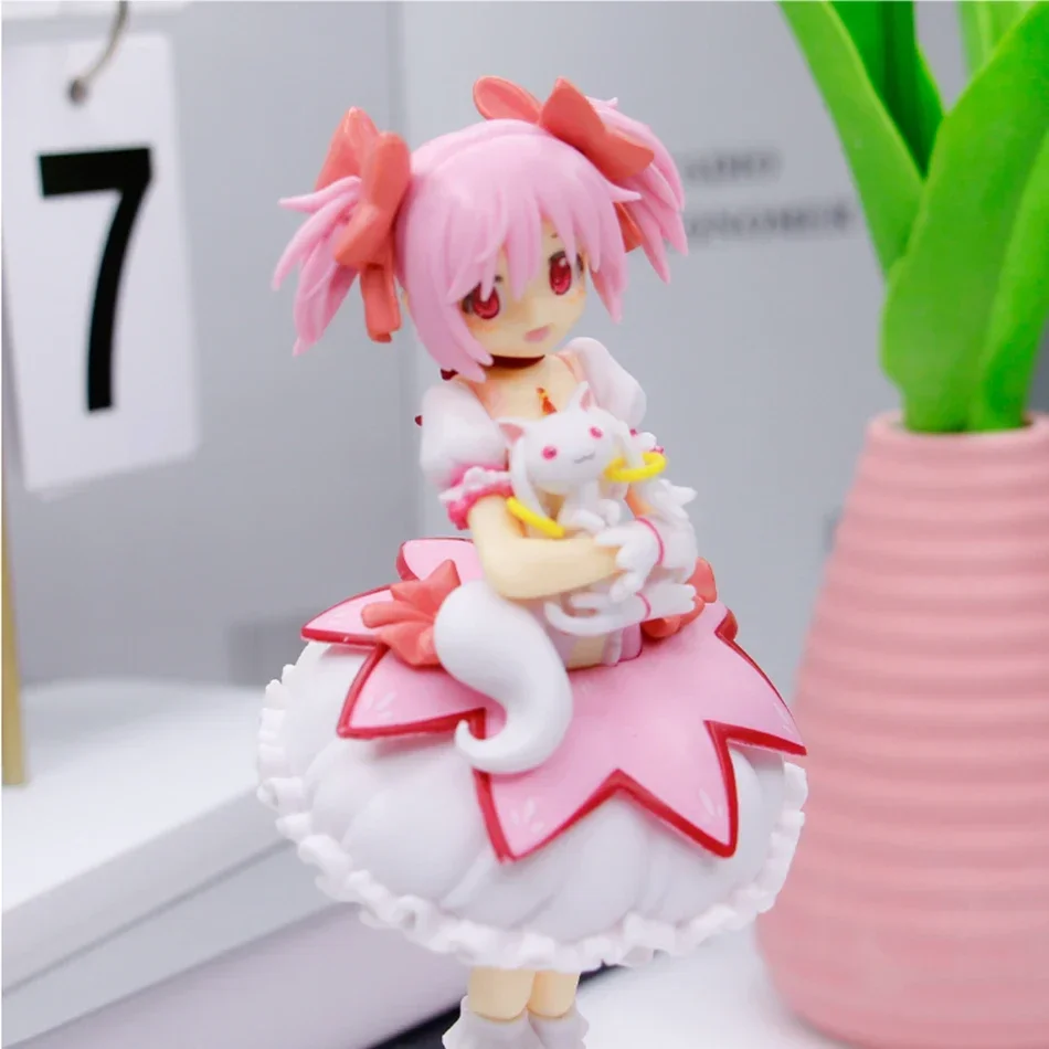 18 см аниме мультфильм Puella Magi Madoka Magica Aniem фигурка Kaname Madoka Magic Girl ПВХ аниме фигурки модель игрушки детский подарок