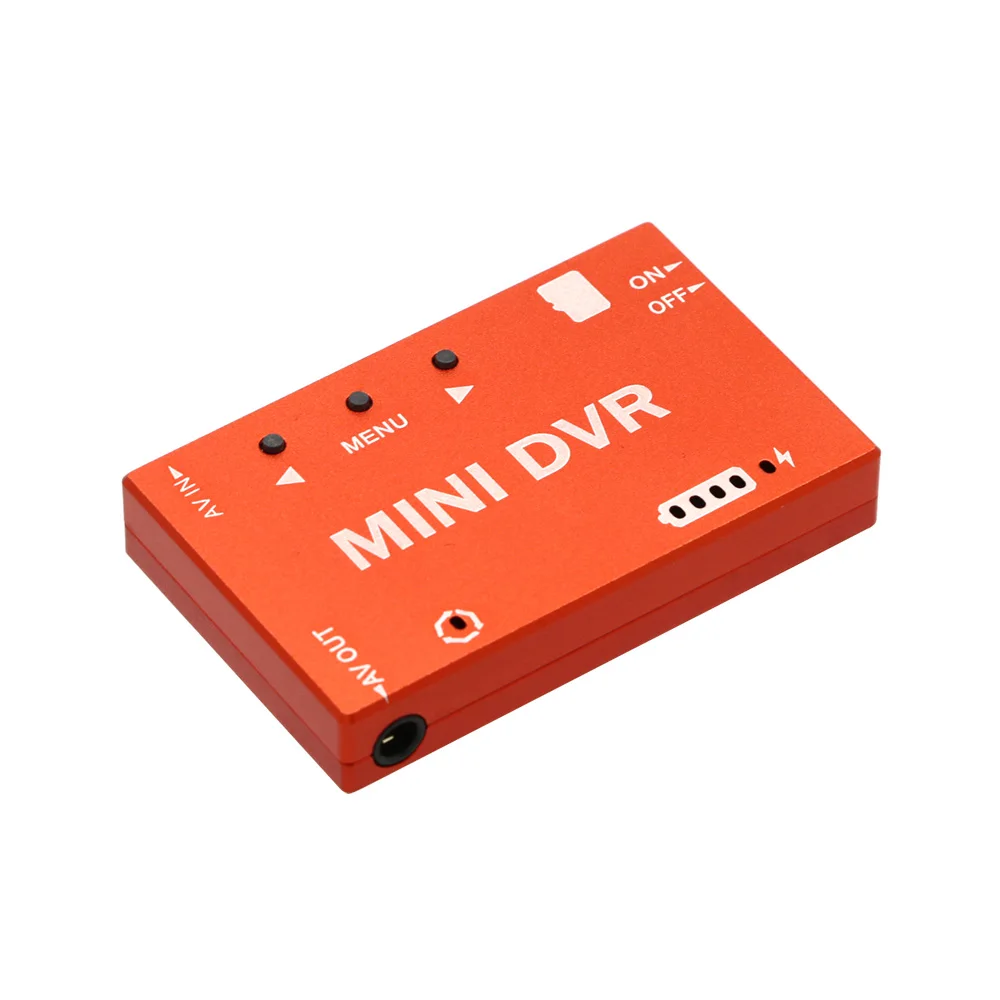 Grabadora FPV Mini módulo FPV DVR NTSC/PAL batería integrada conmutable grabadora de vídeo Audio FPV para modelos RC Dron de carreras con visión en primera persona