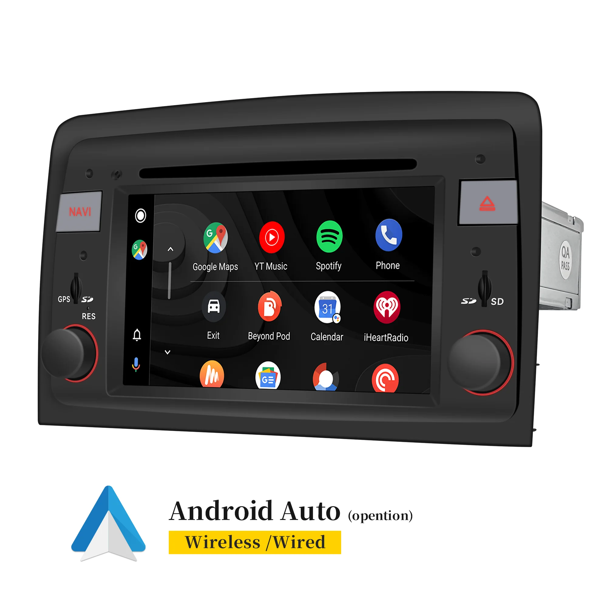 Hualingan  For Fiat Idea For Lancia Musa Radio Android Head 6.2 Inch Touch Screen Car Stereo Upgrade Car GPS Wireless  CarPlay