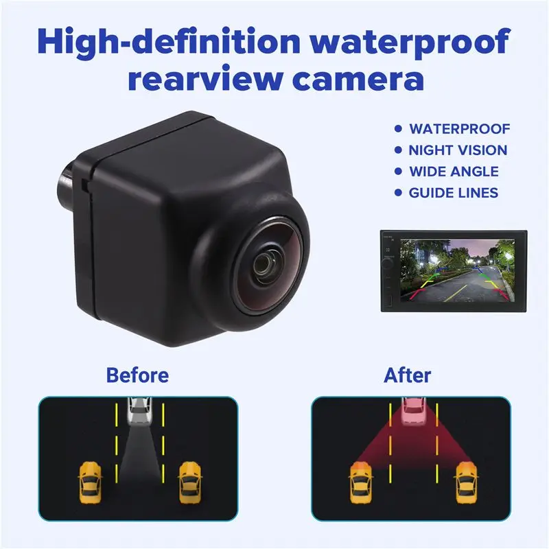 Premium B0L1-67RC0 Backup High-Resolution Rear View Camera For Mazda 3, Model Years 2019 To 2021-ABQF