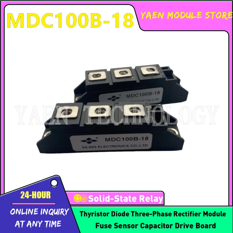 MDC100B-18 MDC70A600V MDC70A800V MDC70A1000V MDC70A1200V New rectifier bridge module In stock