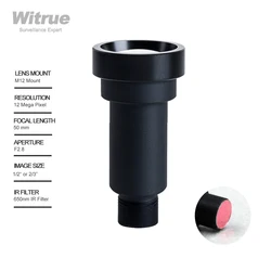 4K Action Camera Lens 50MM M12 1/2