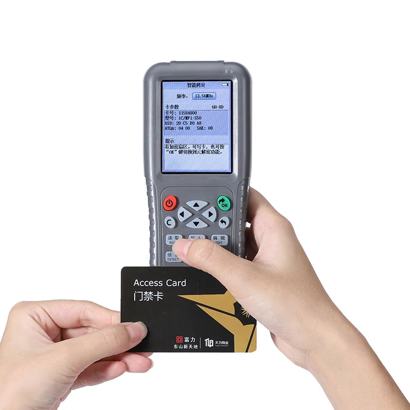 Copy Key Smart Chip Duplicator RFID Encryption Card Reader NFC Token Writer 13.56Mhz Badge 125Khz T5577 IC ID Clone Copier