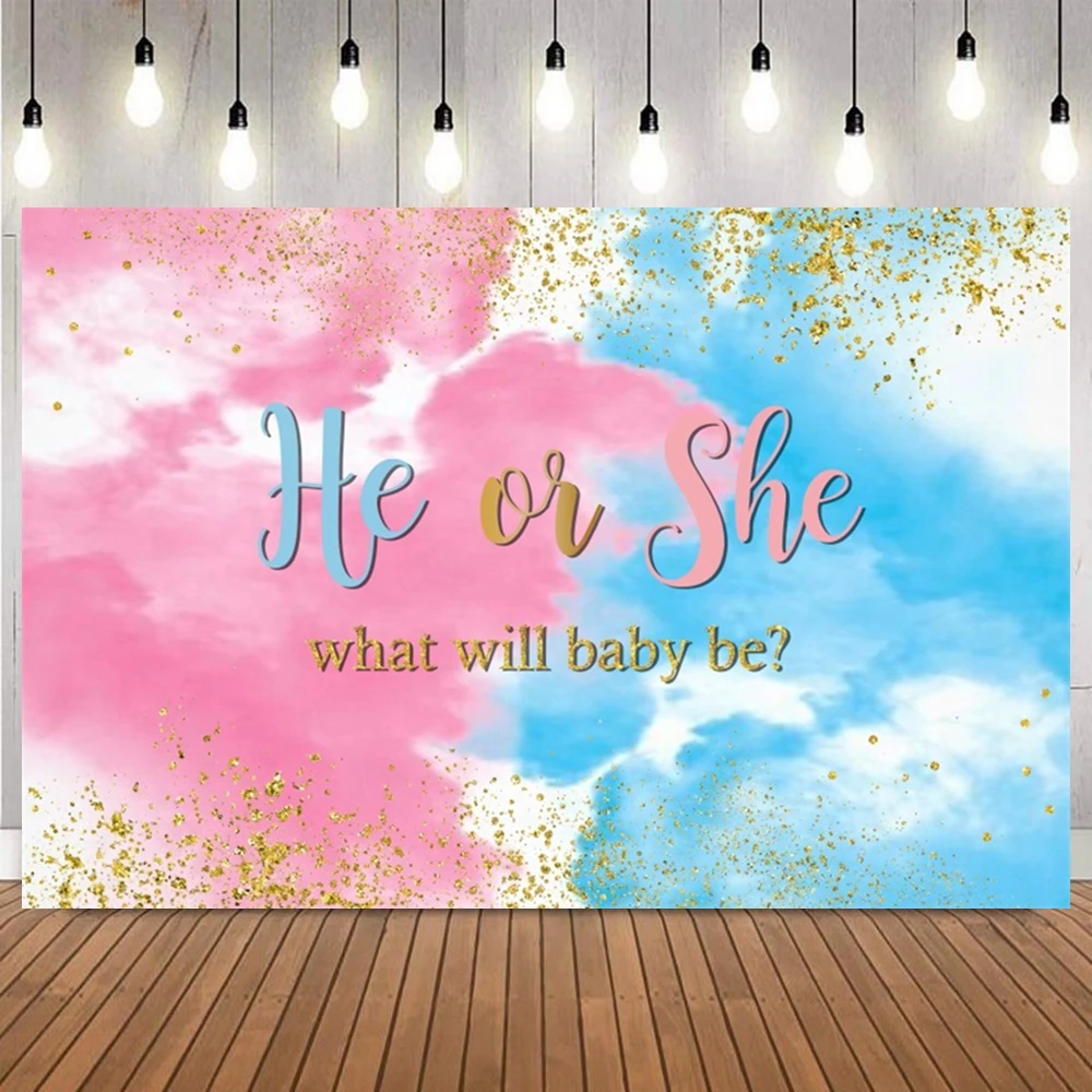 Gender Reveal Oh Baby Photogra - Toys Background For Kids ulasan dan harga