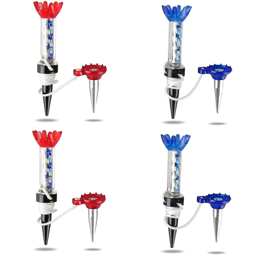 1Set 80mm Reusable Golf Magnet Tee Holder Flex Lift Support Performance Tee, Reduce Resistance, Farther Straighter Drives