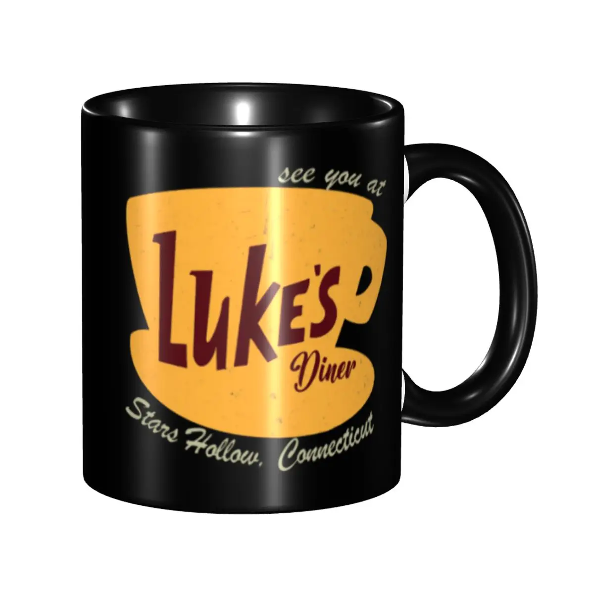 Personalisierte Luke's Diner 'See You Gilmore Girls' Tasse DIY Keramik Milchtee Kaffeetasse