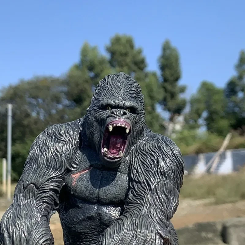 15cm Godzilla Vs Kong Skull Island King Kong Gorilla Model Toys Collect Decorative Figurines Ornaments Birthday Gifts