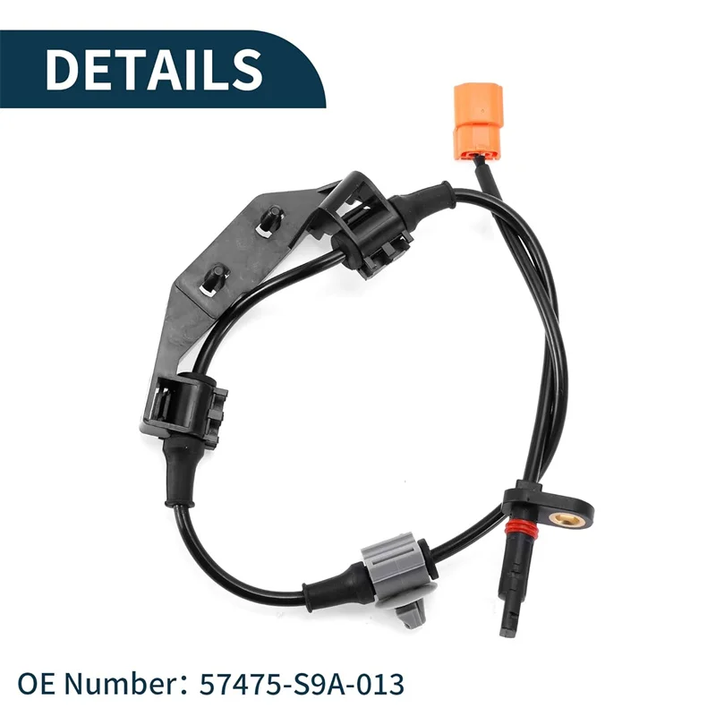 Датчик скорости заднего левого колеса ABS для CR-V CRV RD5 2001-2006, автозапчасти 57475-S9A-013 57475S9A013 ALS1029 5S7607