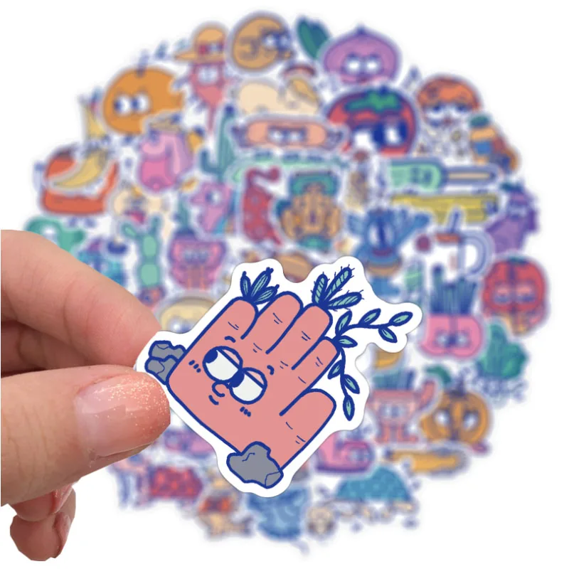 10/30/50pcs  Cartoon Monster Image Graffiti Stickers Waterproof Skateboard Travel Phone Laptop Kids Toys Decal Decor Stickers