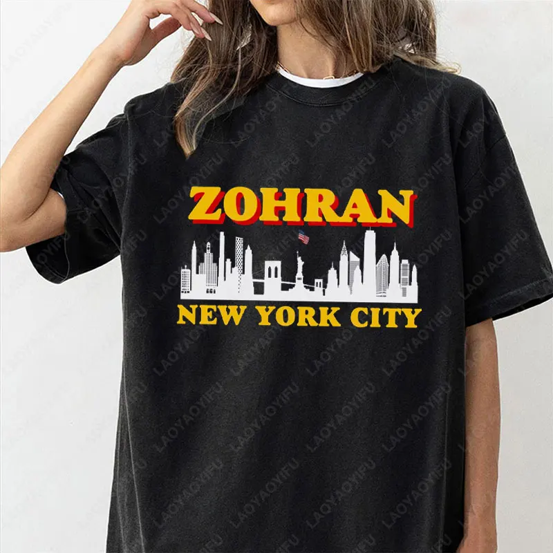 Zohran Mamdani 2025 T-Shirt le premier maire musulman de New York démocrates progressives t-shirts cadeau politique à la mode hommes Woamn couverture en coton