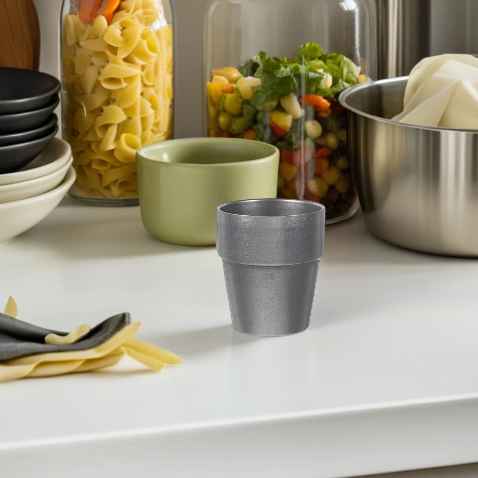 

Stainless Steel Double Layer Insulated Cup 260Ml Mini Tumbler Unbreakable Drinkware For Tea Coffee Juice Beer Home