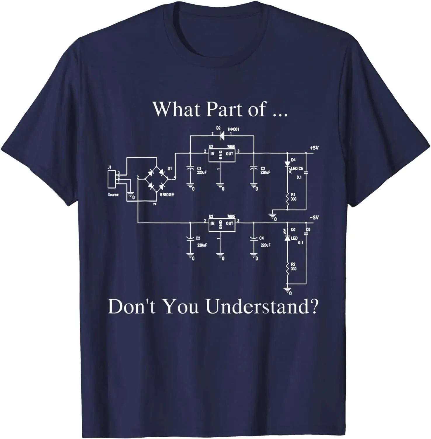Electrical Engineer T Shirt Circuit Diagram Geek Graphic Cotton Crew Neck Short Sleeve Unisex Oversized Funny Streetwear Tees
