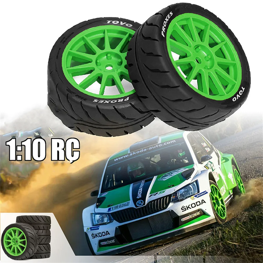 

W212 Car Rally Tire Set Accessories for 1/10MST XV02 Tamiya TT01 Kyosho HPI Sakura YOKOMO Densho