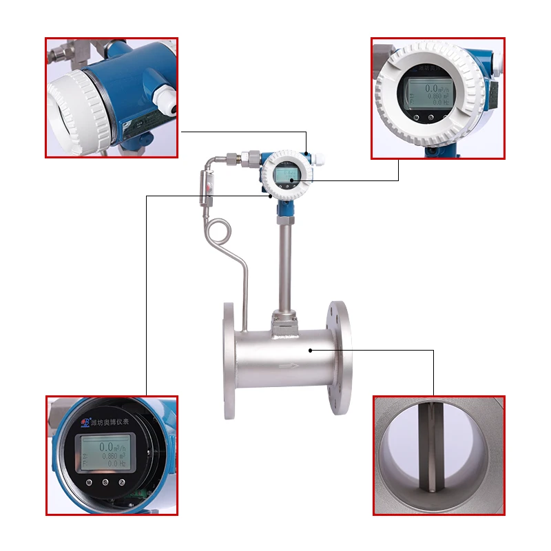 مقياس تدفق النيتروجين السائل الرقمي Ip65 للهواء المضغوط #2
