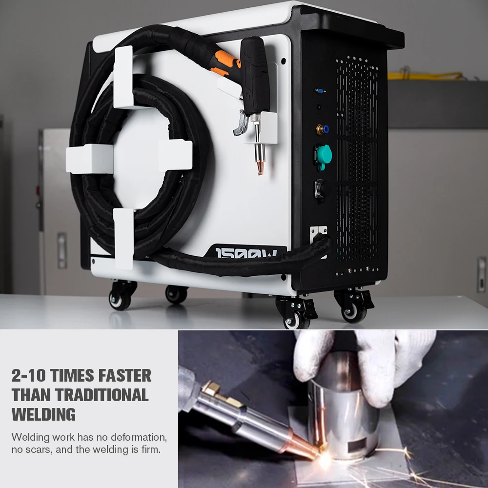DMK New Air Cooled 1500 wLaser Welding Machine Portable Handheld Laser Welder machine 2024