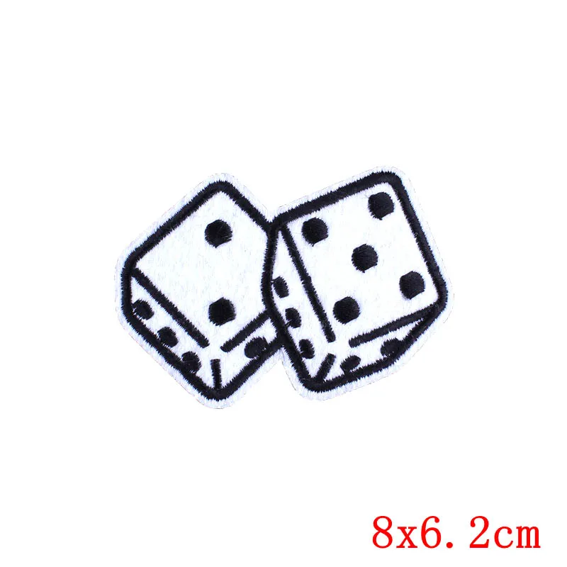 Punk Embroidered Patches For Clothing Skull/Skeleton Patch Iron On Patches On Clothes DIY Decorate Badge Thermoadhesive Applique