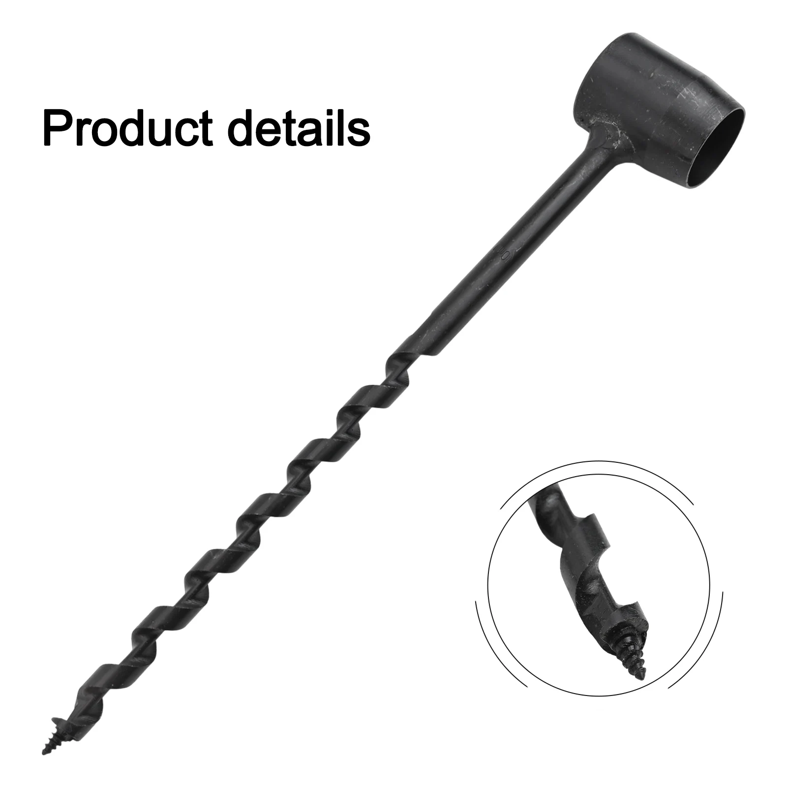 

Four-Blade Woodworking Auger Bit Extended Hand Drill For Outdoor Activities Camping And Woodworking Projects Steel 260*40mm