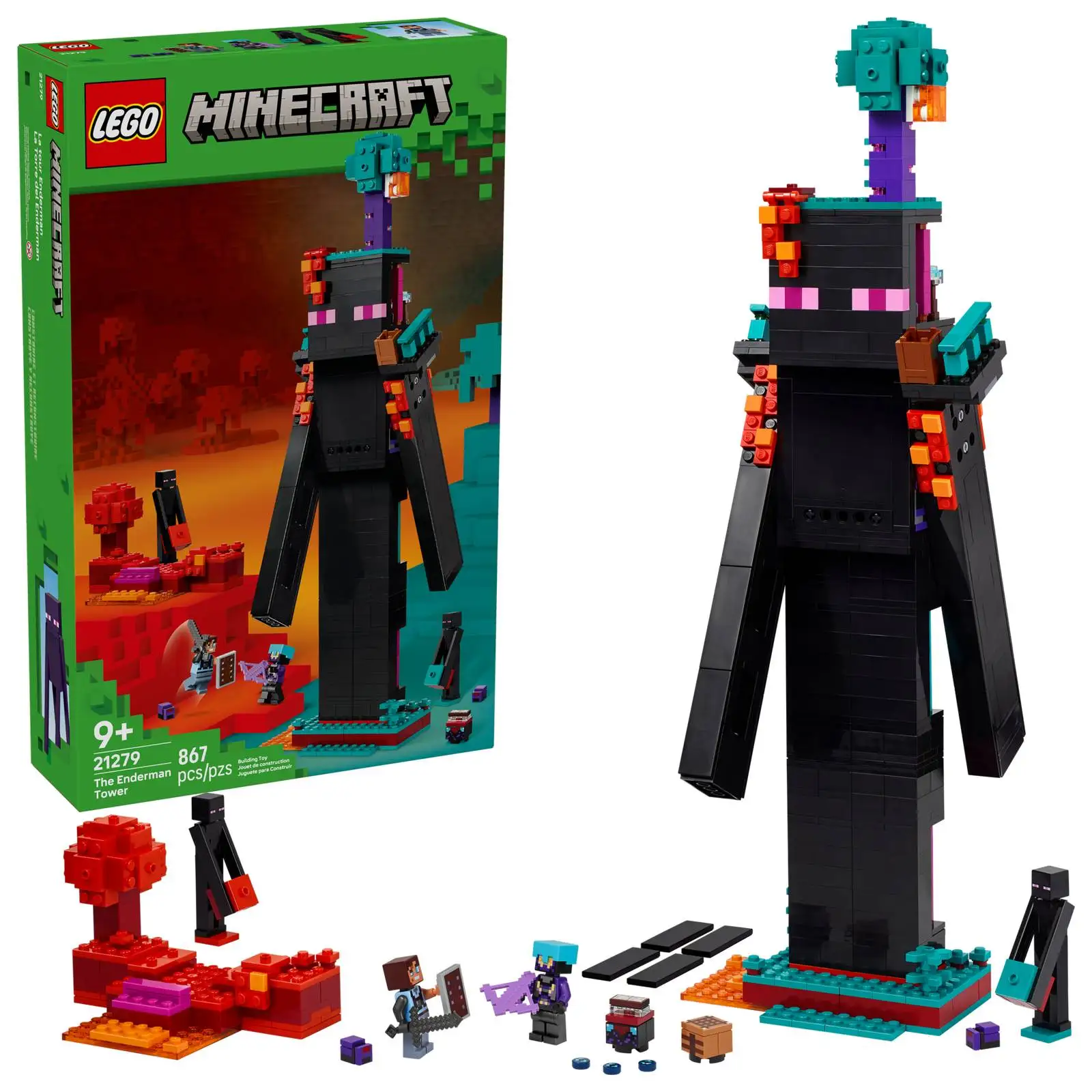 子供用品 Good レゴ ® マインクラフト ® 21279 エンダーマンタワー組み立ておもちゃ