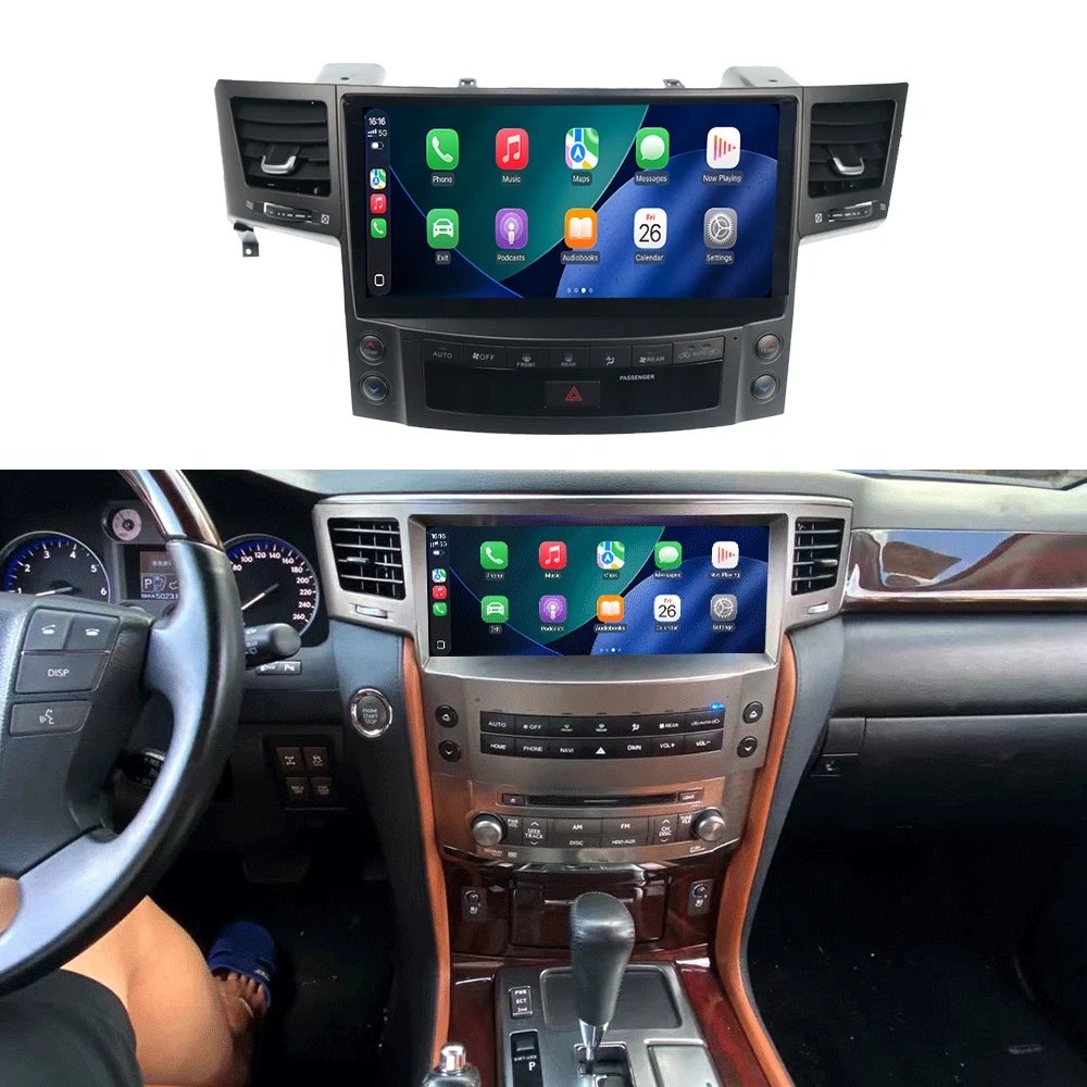 12.8 inch Screen Android 14 8-256GB Car Stereo Multimedia DVD Player For Lexus LX570 2008 - 2015 Radio GPS Navigation Head Unit