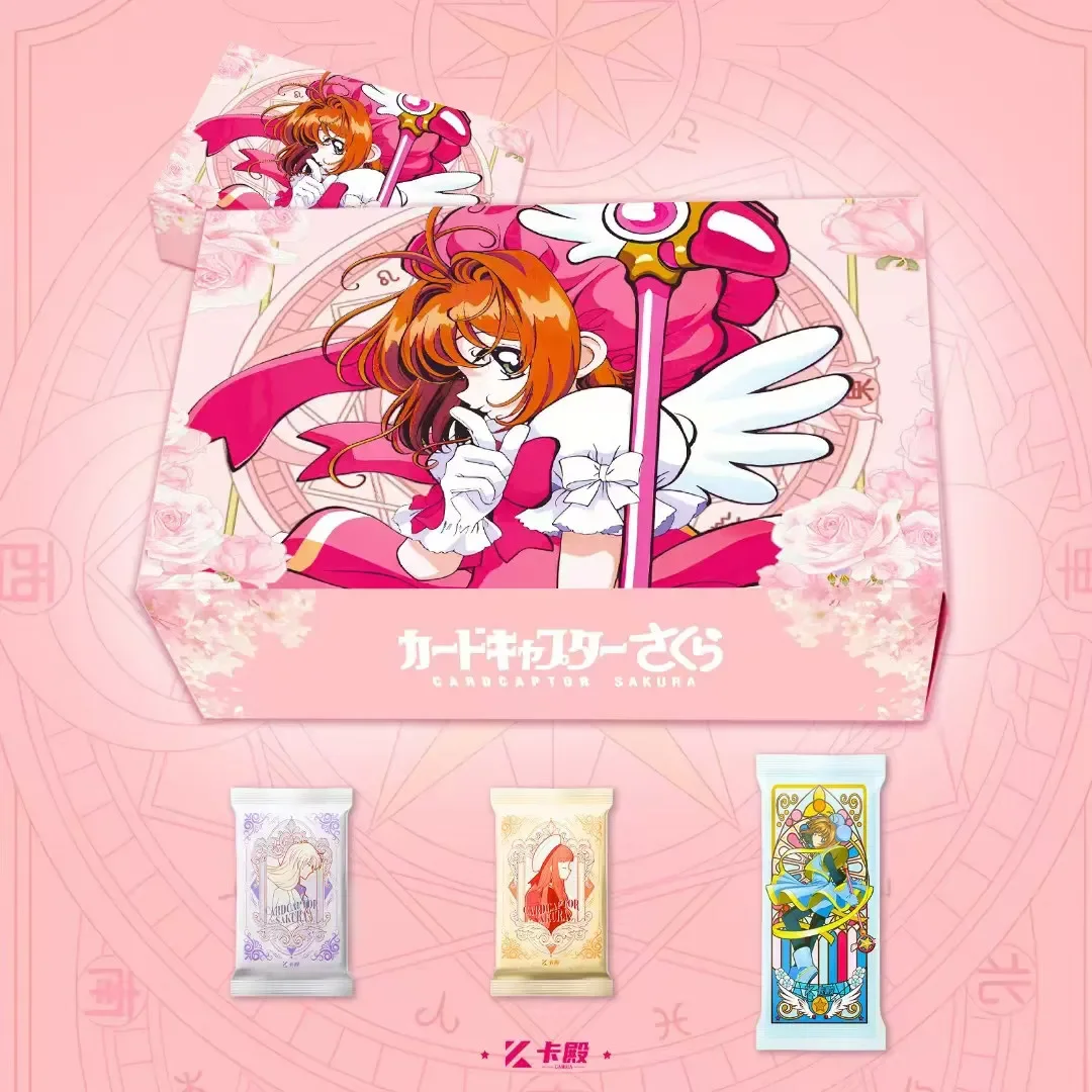 Cardcaptor Sakura Anime Trading Card Booster Box Beautiful Holographic Pattern Collectible Blind Box Cards Gift Collectors Toy