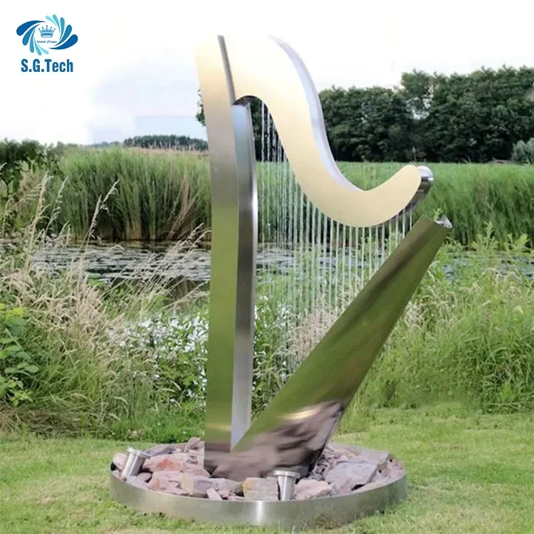 

Customizable High-End Water Curtain Fountain with Lighting Control for Park Marble Garden or Hotel