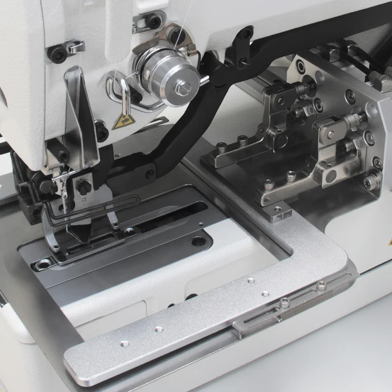 SOMAX SM-11 Macchina per abbottonare la cintura automatica per abbigliamento sportivo a doppia testa con occhiello dritto per cucire motore a prezzo economico