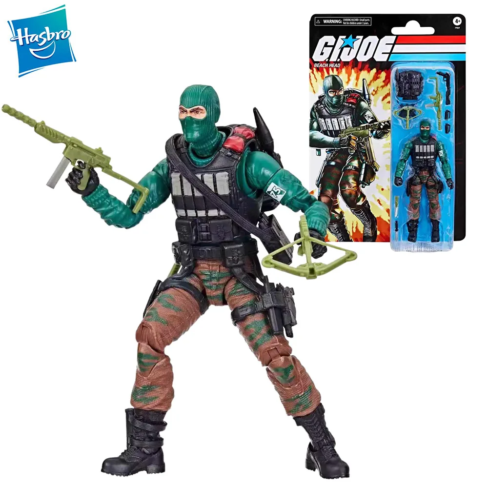 In Stock Original Hasbro G.i. Joe Classified Series Beach Head Anime Figure Action Figure Model Collection Toys for Boys