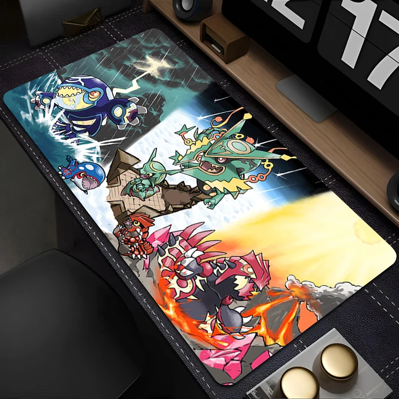 

Gaming Mouse Pad Hot Computer Office Game Anime Table Mats Rubber Anti-slip Laptop P-pokemonS Keyboard Mousepads Long Desk Pads