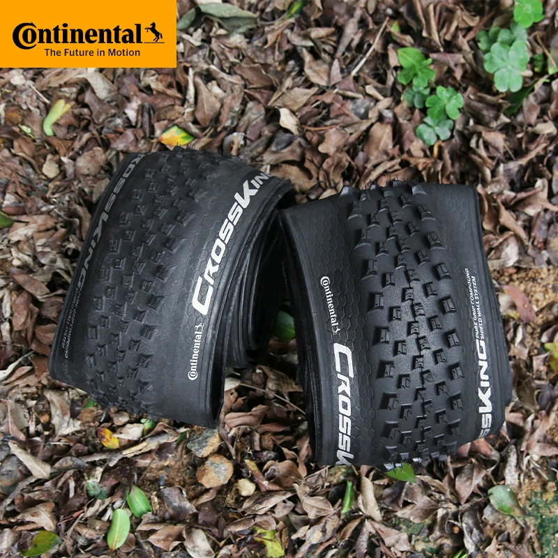 Cross King MTB 29x2.3 Tubeless Folding Tyre 3/180 TPI 54PSI Bicycle Mountain Tire Shieldwall System E-25 Continental White Logo