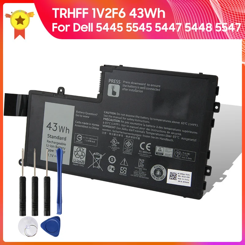 

Replacement Battery TRHFF 1V2F6 for Dell 5445 5545 5447 5448 5547 5548 3550 Inspiron 15 Latitude 14 3450 N5447 N5547