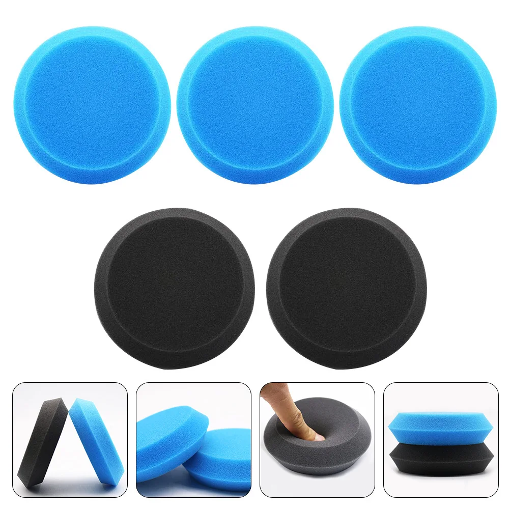 

5Pcs Handheld Cleaning Sponge Efficient Applicator Pad for Car Cleaning and Polishing Professional Supply Painting Sponge