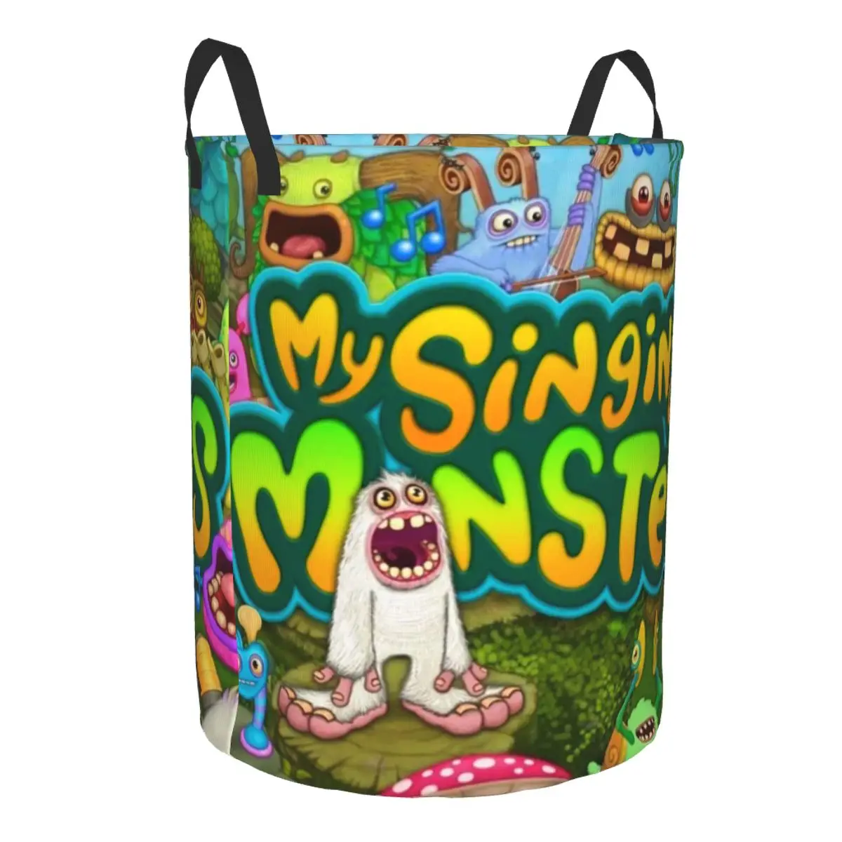 My Singing Monsters Laundry Hamper Large Clothes Storage Basket Toy Bin Organizer for Boy Girl