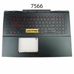 US Keyboard For DELL Inspiron 15 7000 7566 7567 P65F English Laptop Palmrest 0MDC8K 7466