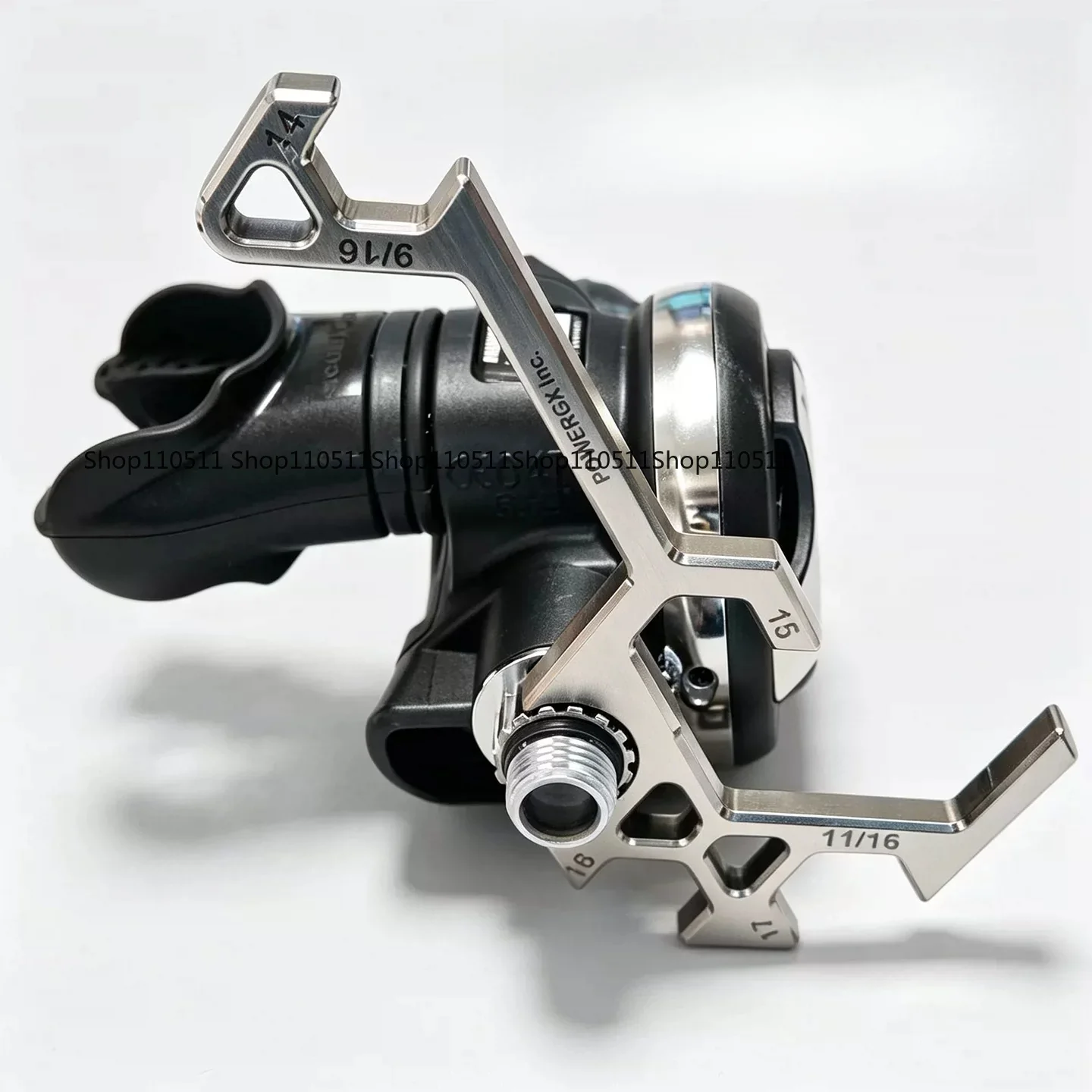 Titanium alloy multi-function TITANIUM tool probe, deep diving hook, diving regulator removal