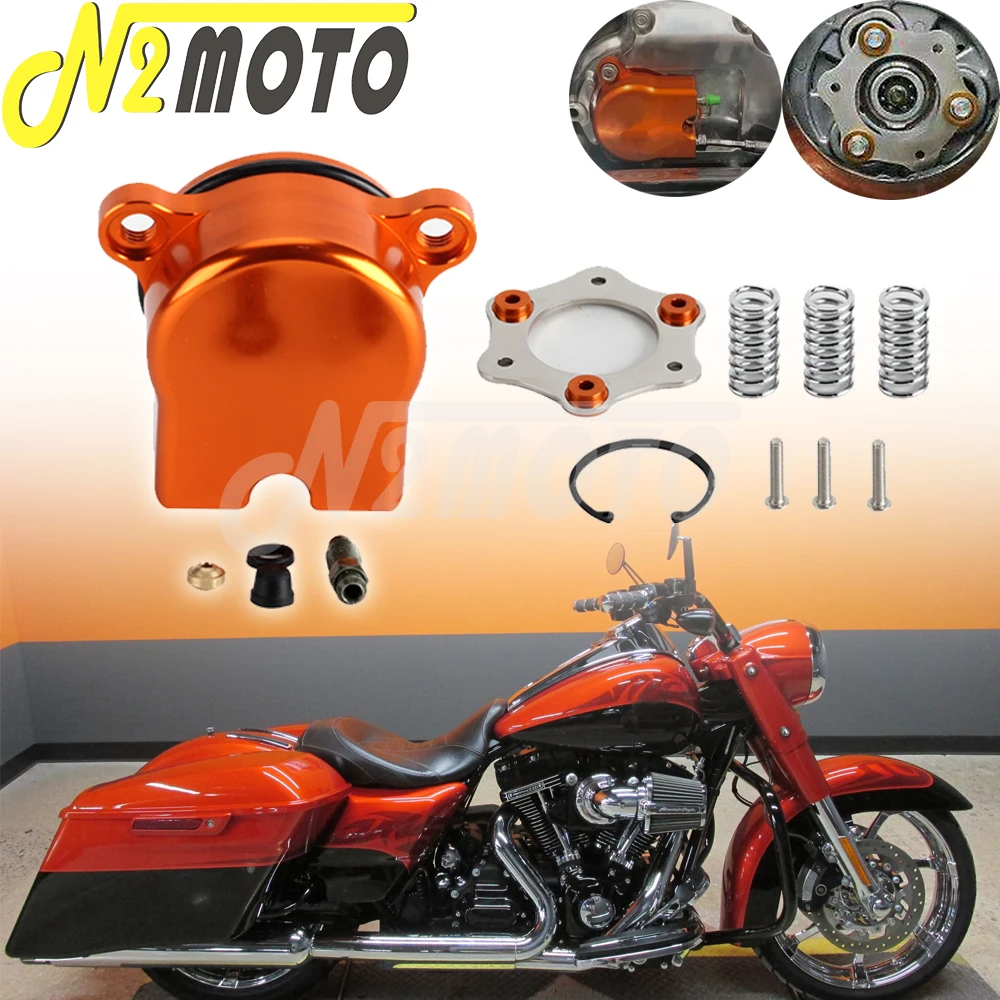 Orange Chrome Saving Clutch Release Pump Kits For Haley Touring Street Glide Road King CVO FLHR 2014-2020 Motorcycle Accessories