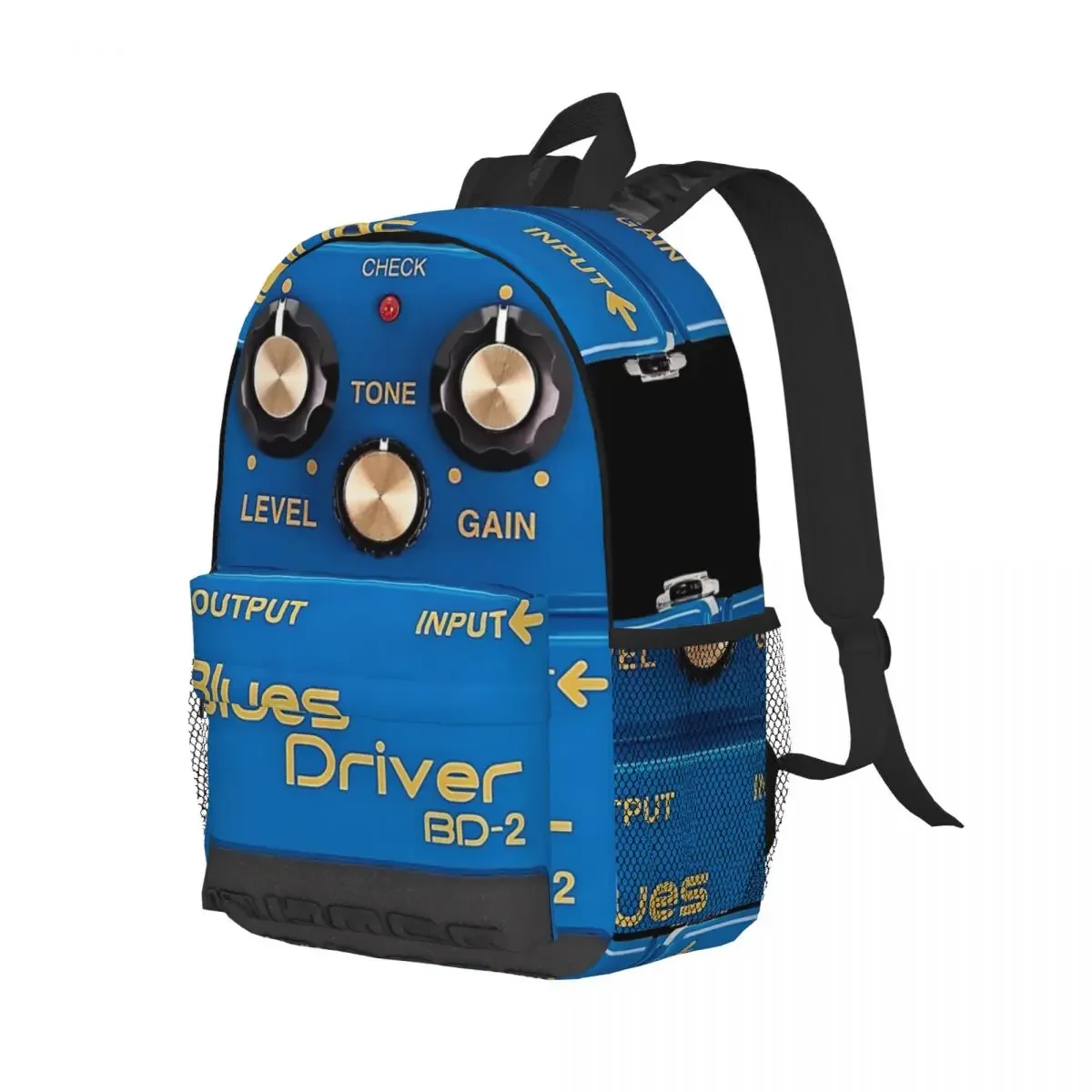 Boss Blues Driver BD-2 Overdrive Bluesbreaker Guitar Pedal Dirty Backpacks Bookbag School Bags Travel Rucksack Shoulder Bag