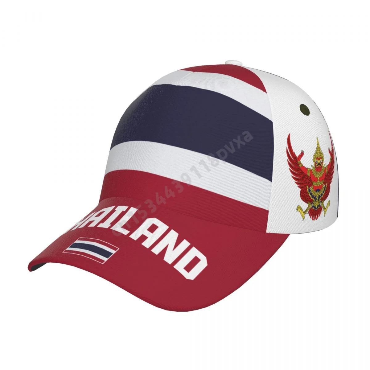 Unisex-Baseballkappe mit Thailand-Flagge für Erwachsene, patriotische Mütze für Baseball-Fußballfans, Männer und Frauen