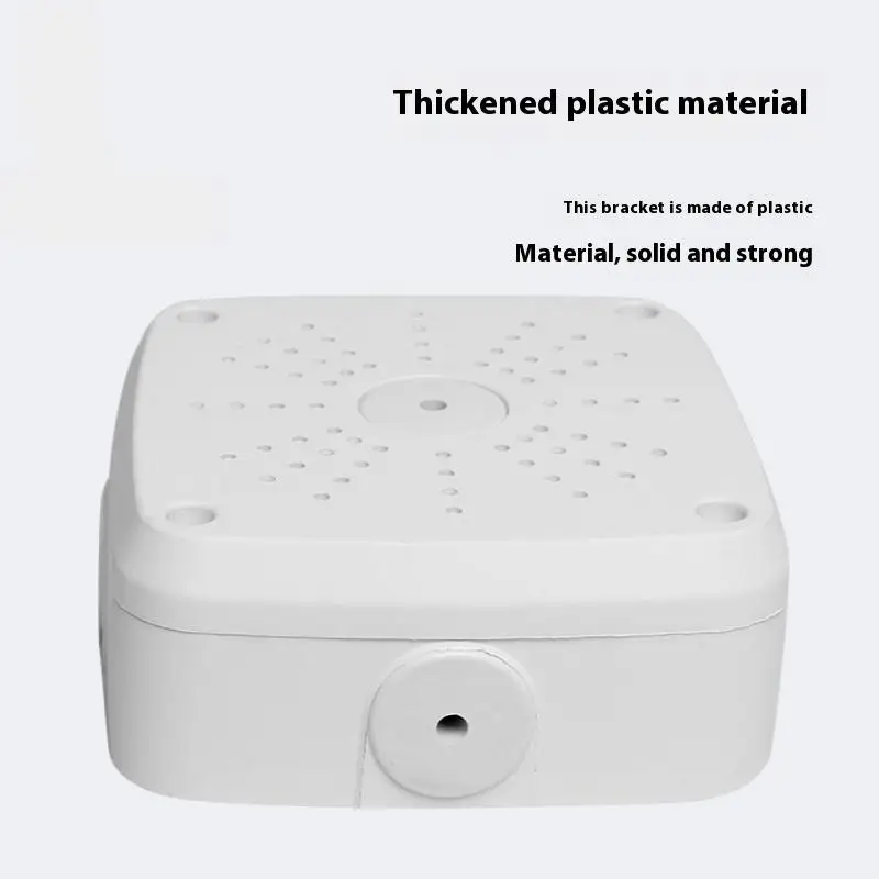 1 Piece Square Cable Concealments Box Plastic Waterproof Junction Box Heavy Duty For CCTV Camera Cable Management