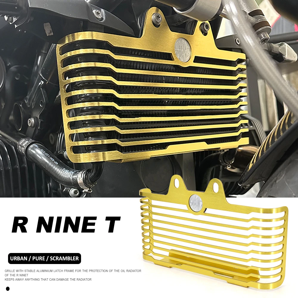 

Motorcycle For BMW RNINET R NINE T RninT Urban Pure Scrambler Radiator Grille Guard Cover Fuel Tank Protection R9T r9t 2021 2022