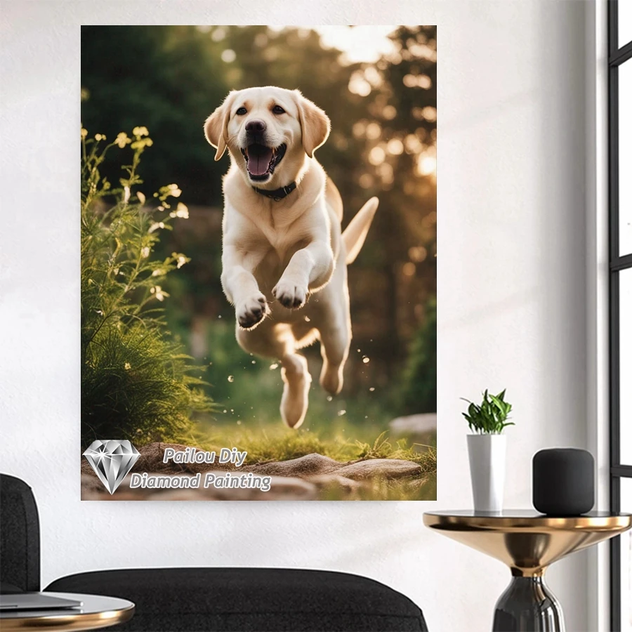 Labrador Retriever Diamond Painting Kits Photo Art 5d Diy Full Square Round Mosaic Cross Stitch Embroidery Home Decor Gift