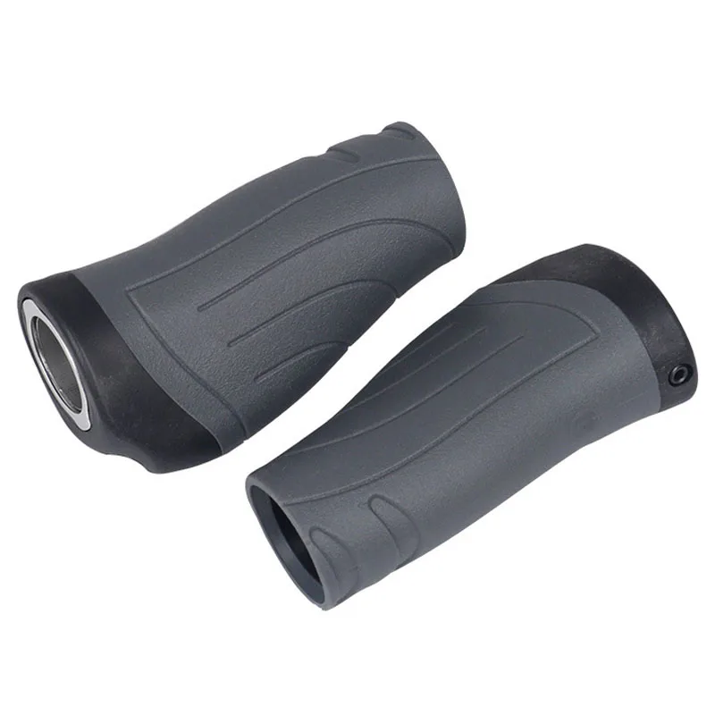 130mm+95mm MTB Mountain Bike Grips Bicycle Grips Handlebar Lock on Rubbe Bicycle Accessories