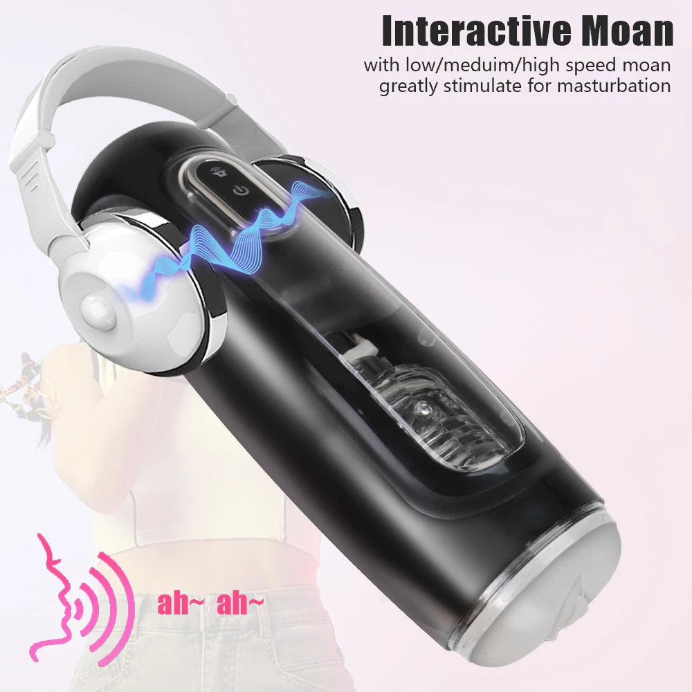 Vibromasseur rotatif automatique pour homme, jouets sexuels, entraîneur de pénis, vagin télescopique, chatte réelle, mâle, mastjaune, 10 modes, 7.0