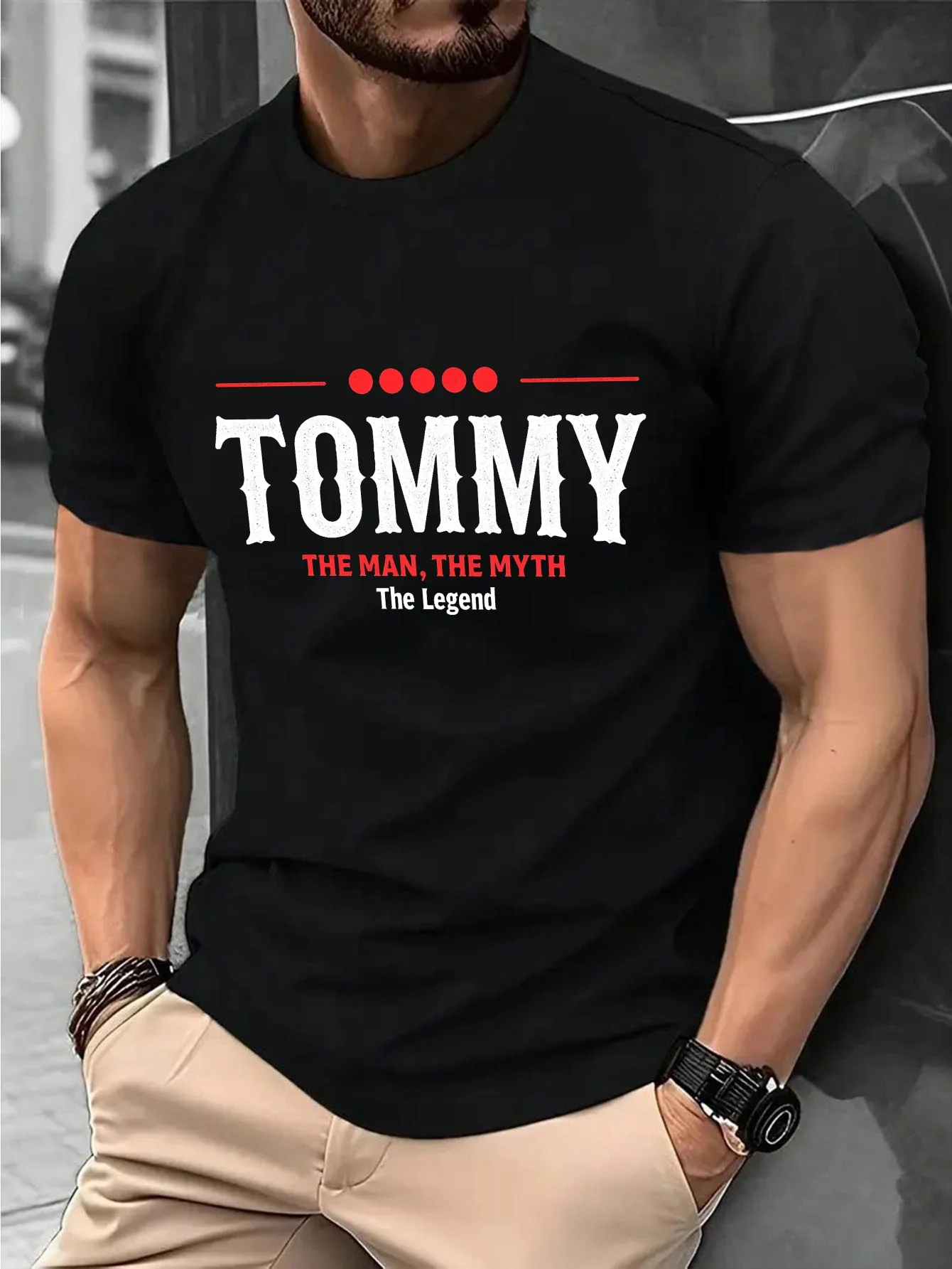 

2025 Summer New Men's T-shirt with letter print Outdoor street casual fashion men's T-shirt