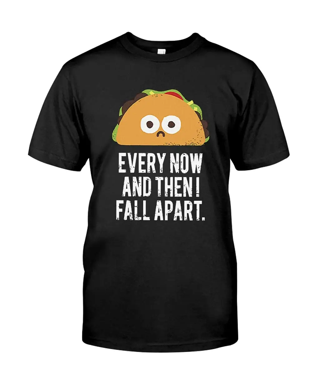 Vintage Every Now and Then Fall Afart Inspire Unisex Cotton for Men Women T Shirt BlackGraphic Y2K High quality brandAnime Graph